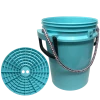 Lee Fisher Sports ISAMRT 5 Gallon Bucket-Detailing Kit-5 G. Ismart Bucket With Rope, Grit Shield 2 Lee Fisher Sports ISAMRT 5 Gallon Bucket-Detailing Kit-5 G. Ismart Bucket With Rope, Grit Shield