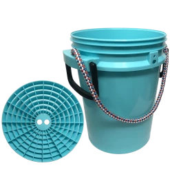 Lee Fisher Sports ISAMRT 5 Gallon Bucket-Detailing Kit-5 G. Ismart Bucket With Rope, Grit Shield