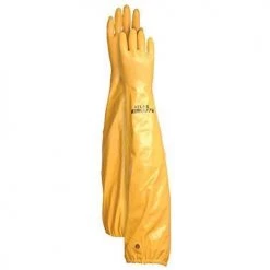 Atlas Showa Apparel Showa 772 26-Inch Long Sleeve Nitrile Coated Cotton Lined Work Gloves