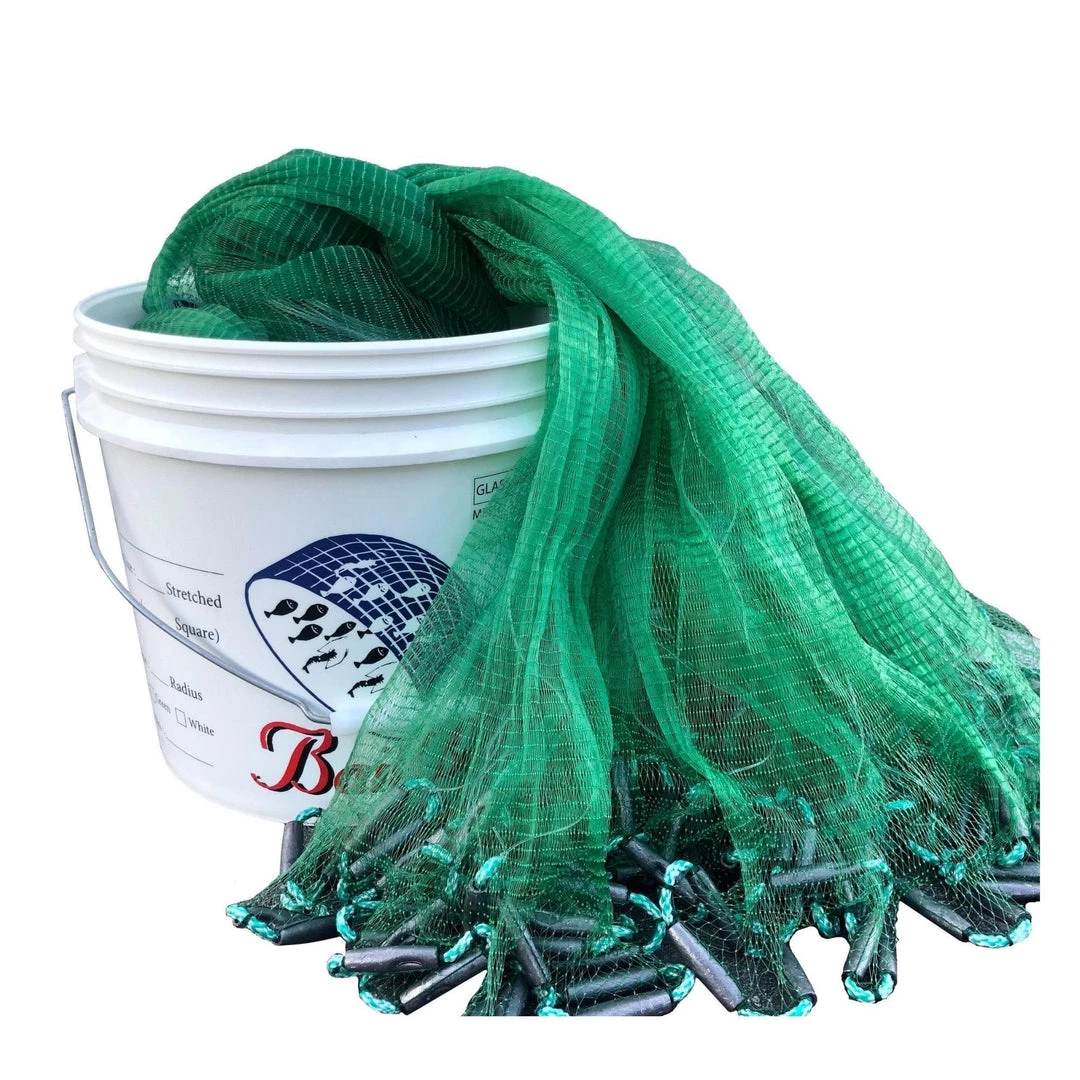 Bait Buster Cast Net - 1-1/4" Sq. Mullet Mesh (1.5lb/ft) 2 Bait Buster Cast Net - 1-1/4" Sq. Mullet Mesh (1.5lb/ft)