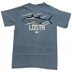 Costa Del Mar Ahi Short Sleeve Graphic Tee, Small, Ice Blue
