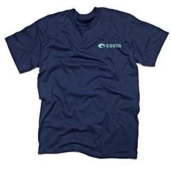 Costa Del Mar Logo Map Short Sleeve Shirt