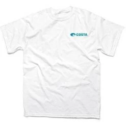 Costa Del Mar Logo Map Short Sleeve Shirt