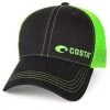 Costa Del Mar Neon Trucker Offset Logo Graphite Hat