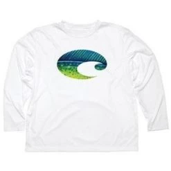 Apparel Costa Technical Dorado Long Sleeve Shirt, 2XL, White