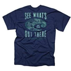 Costa Del Mar Logo Map Short Sleeve Shirt