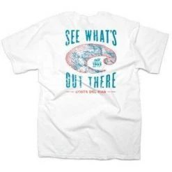 Costa Del Mar Logo Map Short Sleeve Shirt