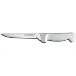 Dexter Russell Basics® 6" Stiff Narrow Boning Blade, White Handle (P94821)