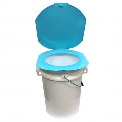 Lee Fisher Sports Toilet Seat Snap On Bucket-Convenience, Portable, Fits On 3.5 Gallon, 5 Gallon Bucket. (Bucket Sell Separately) Bucket & Accessories