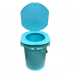 Lee Fisher Sports Toilet Seat Snap On Bucket-Convenience, Portable, Fits On 3.5 Gallon, 5 Gallon Bucket. (Bucket Sell Separately) Bucket & Accessories