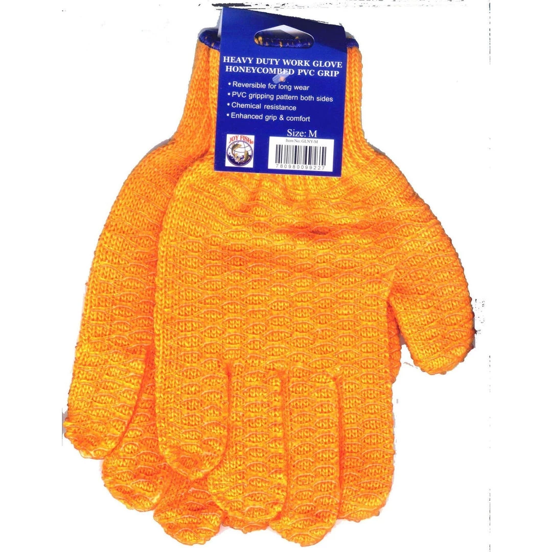 Joy Fish Orange Vinyl Coated Gloves Apparel 3 Joy Fish Orange Vinyl Coated Gloves Apparel