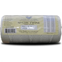 Everstrong Rope Everstrong 100% Nylon Twisted Seine Mason Twine – White 1/4 Lb, 1 Lb Pack