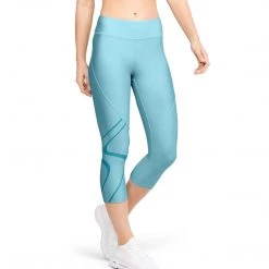Apparel Underarmour | HeatGear Capri | Blue Haze