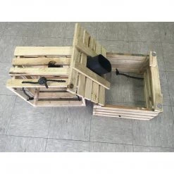 Accessories Joy Fish Wooden Stone Crab Trap-Assembled