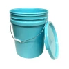 Accessories Lee Fisher Sports Bucket - 5 Gallon Bucket Metal Handle With Lid, Blue