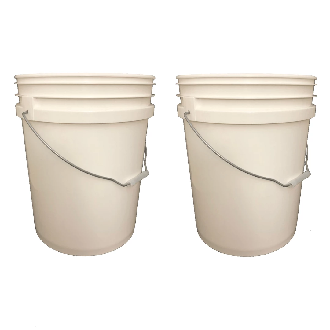 Lee Fisher Sports Bucket - Metal Handle Without Lid, White 8 Lee Fisher Sports Bucket - Metal Handle Without Lid, White
