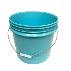 Lee Fisher Sports Bucket - Metal Handle Without Lid, Blue
