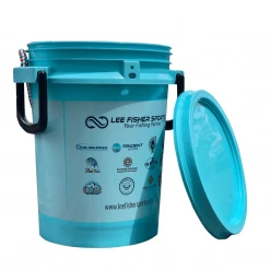 Lee Fisher Sports Bucket - 5 Gallon ISmart Bucket With Rope Handle And Logo Printed Accessories