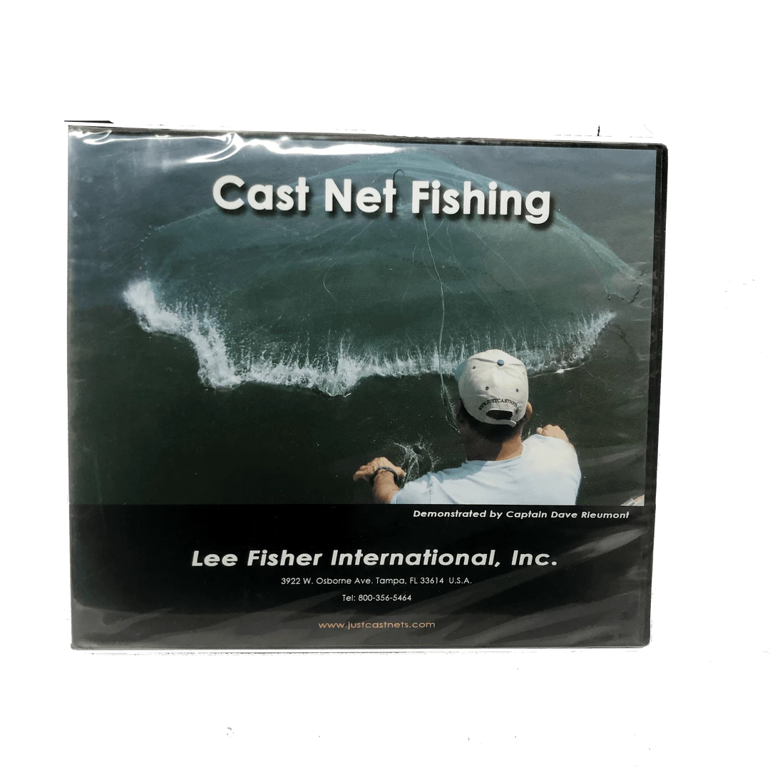 Lee Fisher Sports Cast Net Fishing DVD Accessories 3 Lee Fisher Sports Cast Net Fishing DVD Accessories