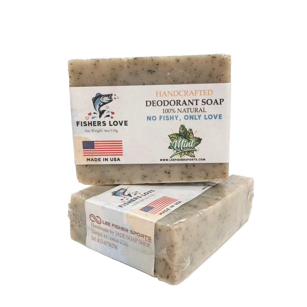 Lee Fisher Sports Accessories Fishers Love - Deodorant Soap, Handcrafted, 100% Natural - No Fishy Odor 5 Lee Fisher Sports Accessories Fishers Love - Deodorant Soap, Handcrafted, 100% Natural - No Fishy Odor
