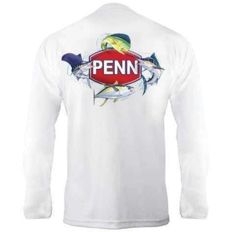 PENN® 4 Fish Logo Inshore/offshore Performance Long T-shirt Apparel 5 PENN® 4 Fish Logo Inshore/offshore Performance Long T-shirt Apparel