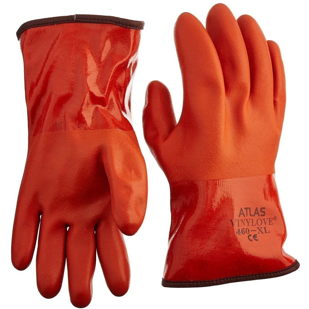 Atlas Showa Showa 460 Vinylove Cold Resistant Insulated Gloves 8 Atlas Showa Showa 460 Vinylove Cold Resistant Insulated Gloves