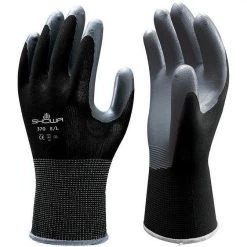 Atlas Showa Showa 370B Black Working Glove S,M,L,XL,XXL Size In Various Pack
