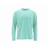 Simms Men's SolarFlex Crewneck Shirt - Solid Apparel 1 Simms Men's SolarFlex Crewneck Shirt - Solid Apparel