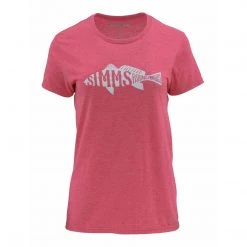 Simms Women's Woodblock Redfish T-Shirt, Size: XL