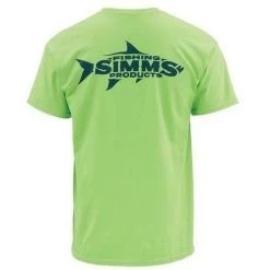 Simms Men's Woodblock Tarpon Short Sleeve Shirts Apparel