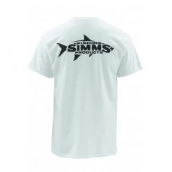 Simms Men's Woodblock Tarpon Short Sleeve Shirts Apparel